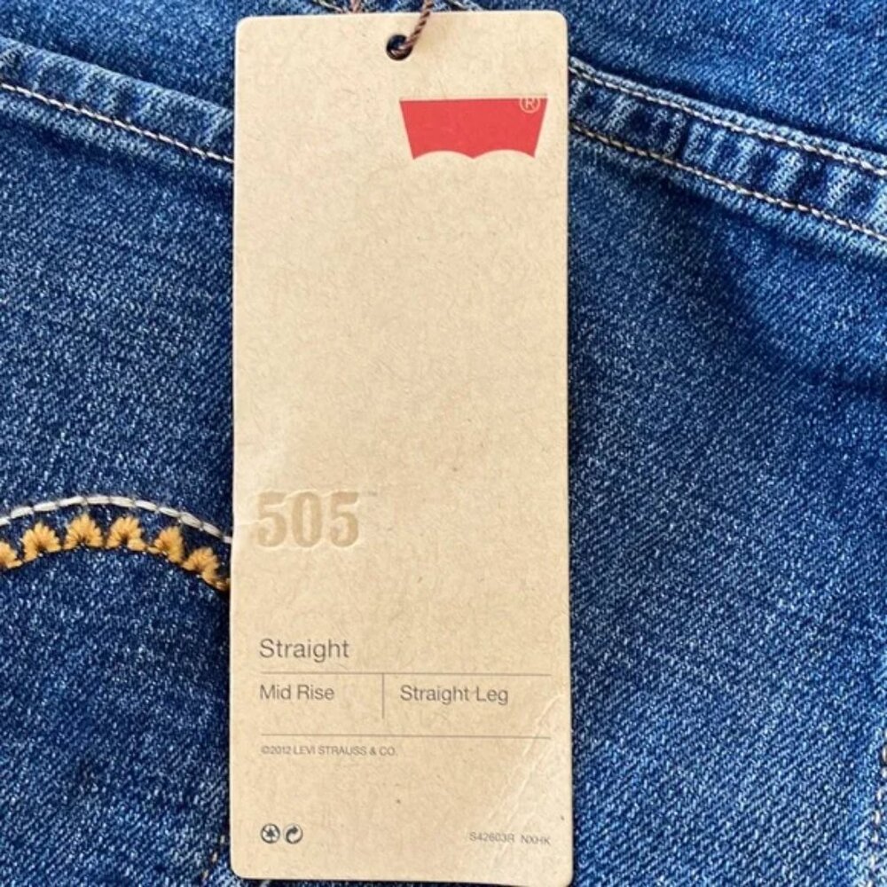 NWT Levi’s women’s 505 straight jeans size 16 brand new with tags - Picture 10 of 14